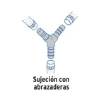 Yee inserción 1/2' de polipropileno, FOSET 3