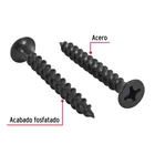 100 pijas #14 x 2'cabeza plana phillips multiusos 2