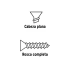 100 pijas #14 x 2'cabeza plana phillips multiusos 4