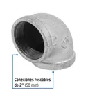 Codo 90° acero galvanizado de 2', FOSET 2