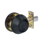 Cerrojo llave-mariposa, negro mate, llave tradicional, BASIC 5
