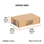 Broca para router, corte en 'V', 3/8', TRUPER 6