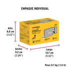 Cerradura sobreponer der instala-fácil, caja, HERMEX BASIC 8