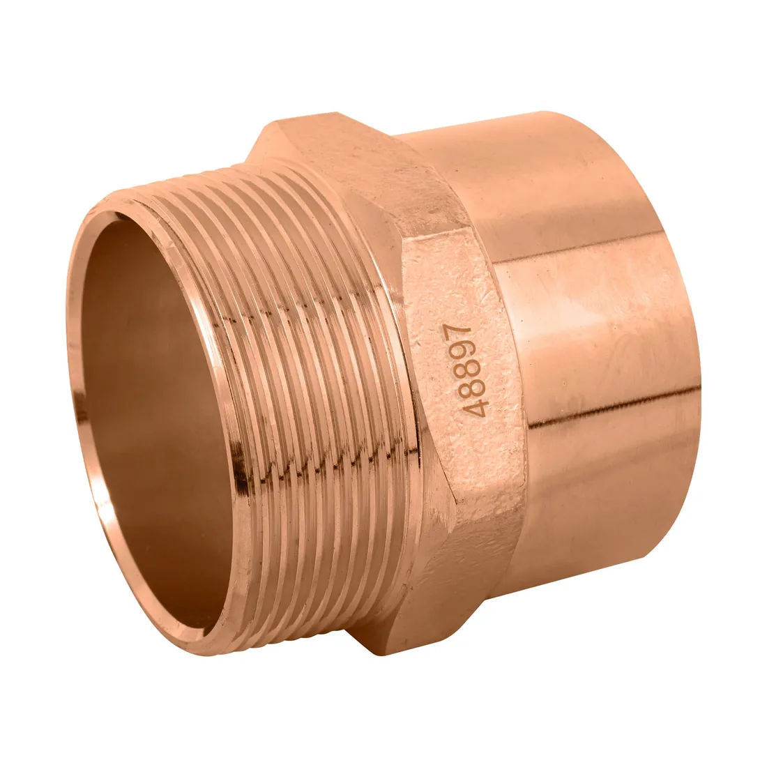Conector de cobre, rosca exterior 2', FOSET
