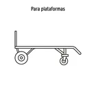 Rueda imponchable 8' para eje central, TRUPER 4