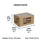 Reducción bushing de latón, 1' x 3/4', FOSET 4