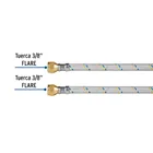 Manguera para gas, aluminio, 3/8' flare, 60 cm, FOSET 3