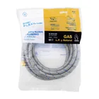 Manguera para gas, aluminio, 3/8' flare, 400 cm, FOSET 4