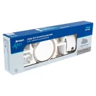 Juego de 6 accesorios para baño, níquel satín, FOSET AQUA 4