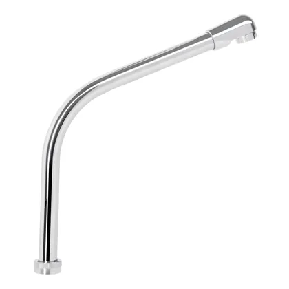 Cuello tipo cobra para mezcladora de fregadero, cromo, BASIC