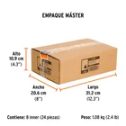 Broca para router, corte en 'V', 1/2', TRUPER 7