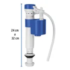 Válvula admisión tanque bajo, altura ajustable 24 a 32 cm 3