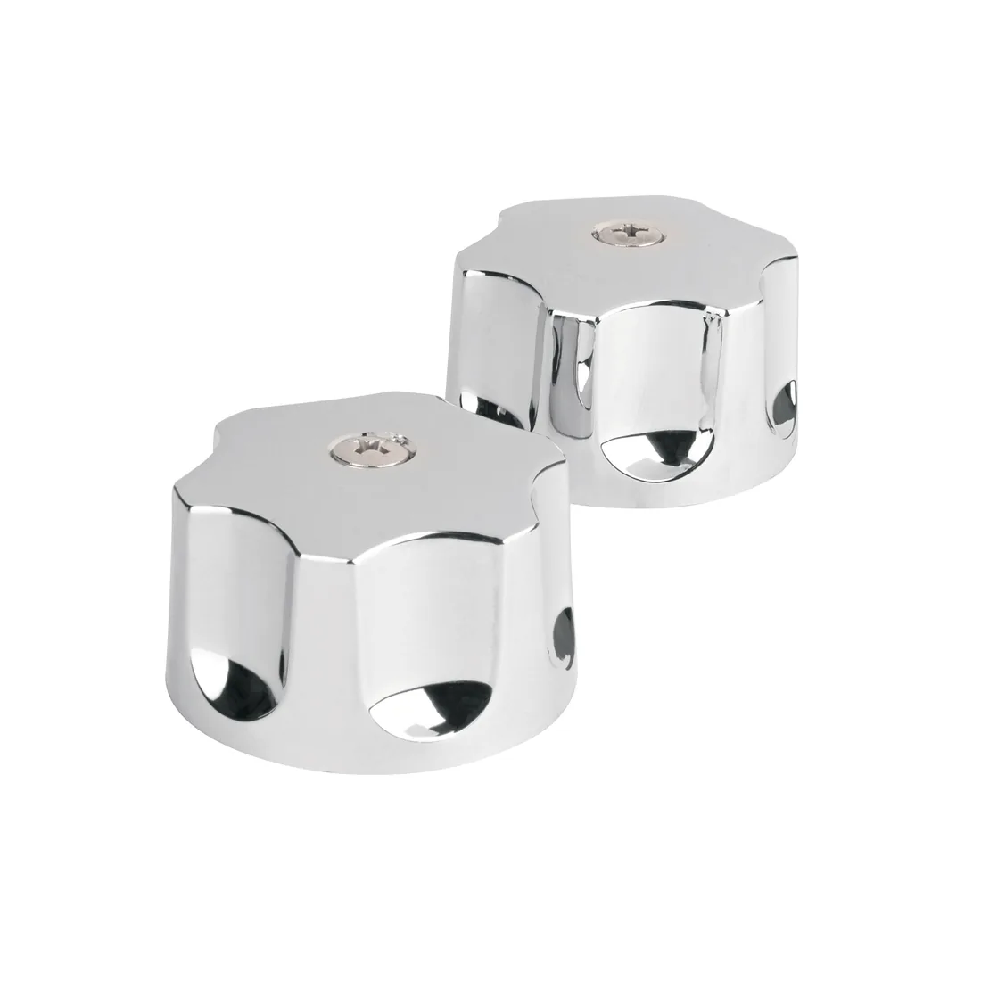 Juego de manerales hex de ABS p/lav-fregadero, cromo, BASIC