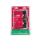 Cerradura manija 'Siena' p/baño, negro mate, HERMEX 2