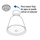 Regadera redonda 2-3/4', latón, sin brazo, cromo, AERO 2