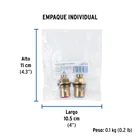 Bolsa con 2 cartuchos cerámicos para mezcladora AQF-86 FOSET 5
