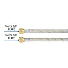 Manguera para gas, acero inox, 3/8' flare, 500 cm, FOSET 3