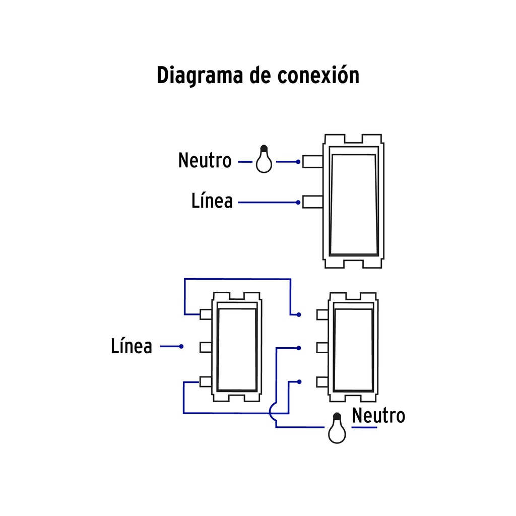 PA-APDO-EBI | Placa armada 1 interruptor y 1 escalera, marfil, Basic