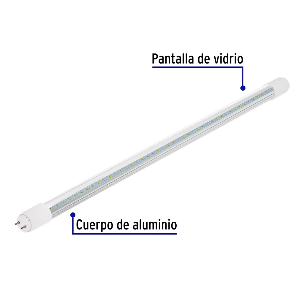 LED-T809V | Tubo de LED T8 9 W base G13 pantalla de vidrio, Basic