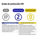 LED-550V | Lámpara de LED 50 W, tipo ventilador con 5 aspas ajustables