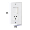 PA-COAP-CLP | Placa armada contacto e interruptor Classic, Volteck