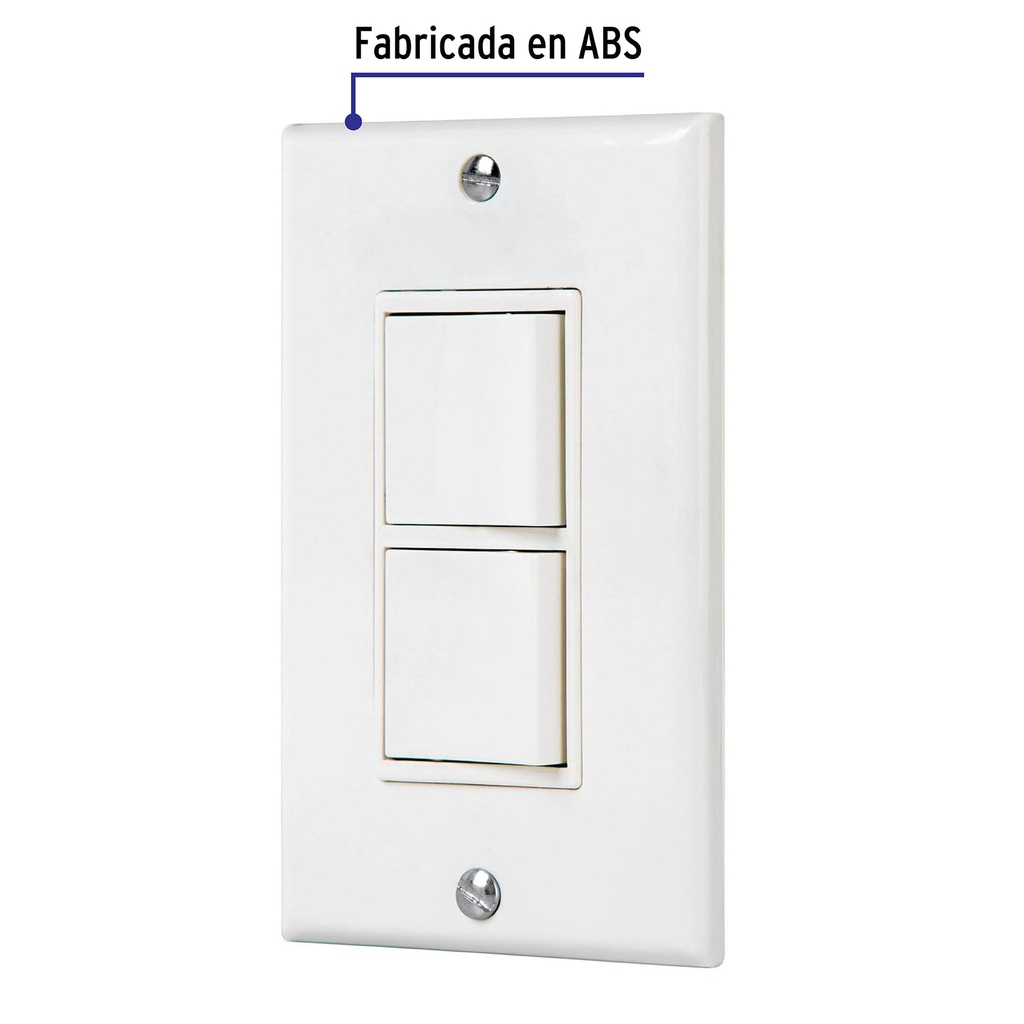 PA-APDO-CLP | Placa armada interruptor sencillo y de 3 vías Classic