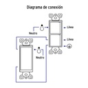 PA-APDO-CLP | Placa armada interruptor sencillo y de 3 vías Classic