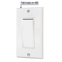 PA-APSE-ECLP | Placa armada con interruptor de tres vías, línea Classic