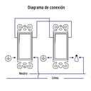 PA-APSE-ECLP | Placa armada con interruptor de tres vías, línea Classic