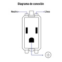 PA-COTR-B | Placa armada con 3 contactos, Volteck Basic