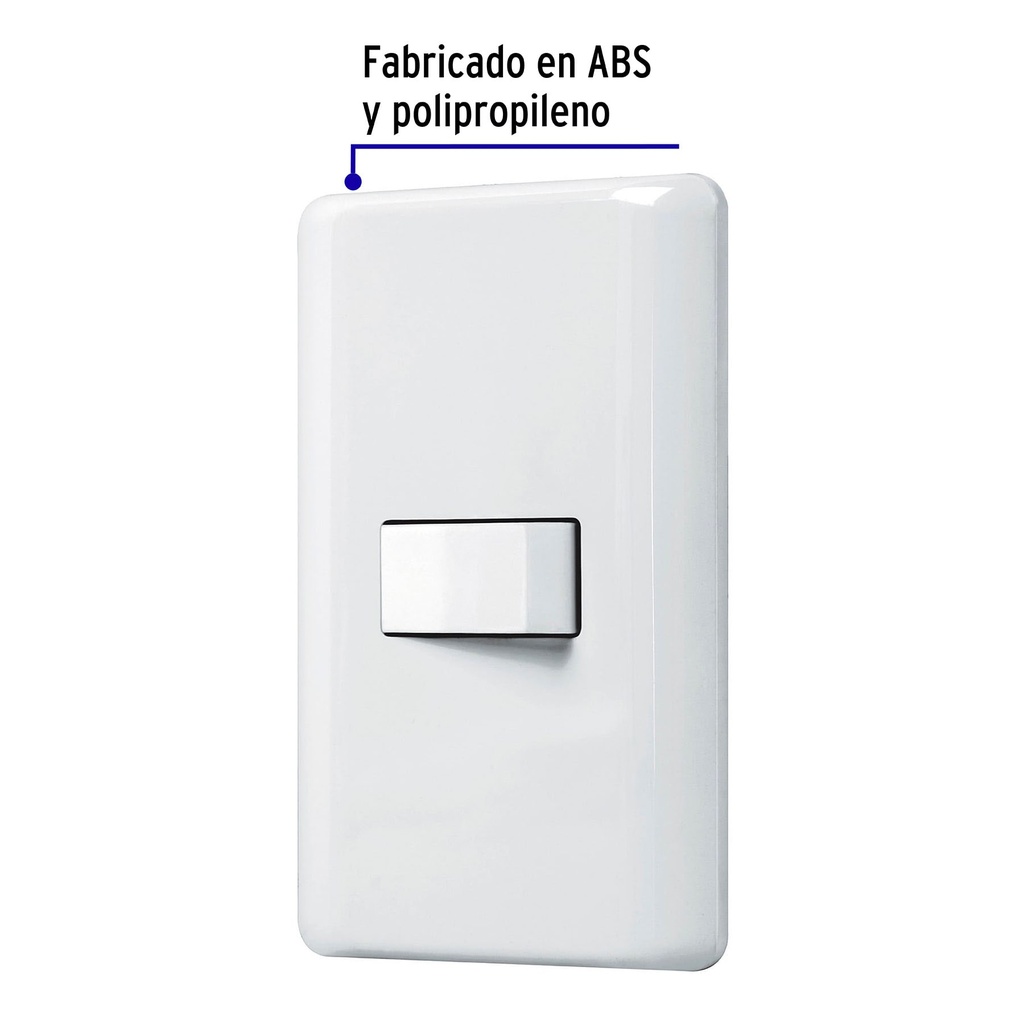 PA-APSE-EB | Placa armada con 1 interruptor de 3 vías, Volteck Basic
