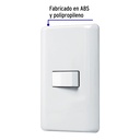 PA-APSE-EB | Placa armada con 1 interruptor de 3 vías, Volteck Basic