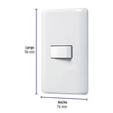 PA-APSE-EB | Placa armada con 1 interruptor de 3 vías, Volteck Basic