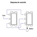 PA-APSE-EB | Placa armada con 1 interruptor de 3 vías, Volteck Basic