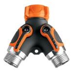 AD-2R | Conector 'Y' 3/4' metálico con recubrimiento para manguera