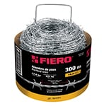 ALPU15-300 | Rollo de alambre de púas de 300 m calibre 15.5, Fiero