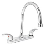 AQF-82 | Mezcladora cromo 8' para fregadero, manerales palanca, Aqua