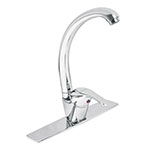 AQF-83 | Monomando para fregadero, cuello curvo, Foset Aqua