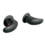 AQMR-62M | Juego de 2 manerales grandes palanca, negro mate, Foset Aqua