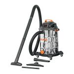 ASP-16X | Aspiradora de 16gal en acero inox, sólidos-líquidos, Truper