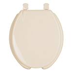 AWC-40H | Asiento redondo para WC, abierto, hueso, Foset