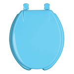 AWC-40Z | Asiento redondo para WC, abierto, azul, Foset