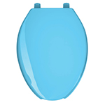 AWC-45Z | Asiento alargado para WC, abierto, azul, Foset