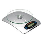 BASE-5EC | Báscula digital para cocina plato de vidrio, 5 kg, Truper