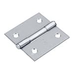 BC-203P | Bisagra cuadrada 2', cromo mate, cabeza plana, Hermex
