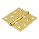 BC-401P | Bisagra cuadrada 4' acero latonado, cabeza plana, Hermex