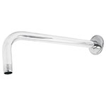 BCH-600 | Brazo recto con chapetón para regadera, 30 cm, cromo, Foset