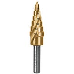 BES-6X | Broca escalonada titanio 6 escalones 3/16' a 1/2', Expert