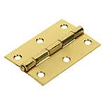 BR-301 | Bisagra rectangular 3' acero latonado, Hermex