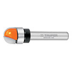 BROU-MC1/2X | Broca para router, media caña, 1/2' con balero, Truper
